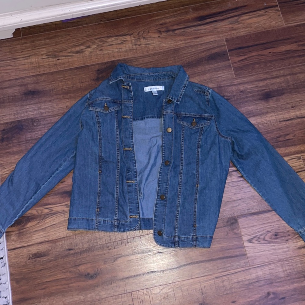 Croft&Barrow retro vintage denim jean jacket